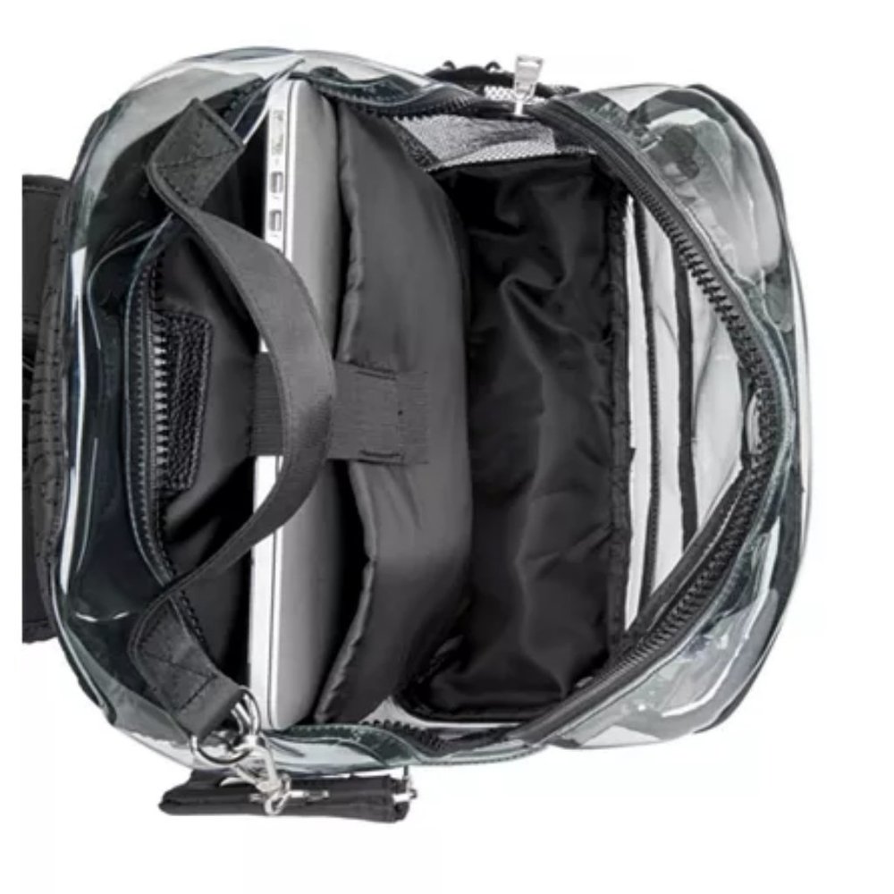 NWT Steve Madden Amelia Clear Backpack + Id Case - Picture 3 of 4
